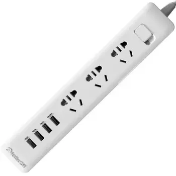 飞雕(feidiao) 小飞排插插线板排插usb多功能家用带开关拖线板电插排