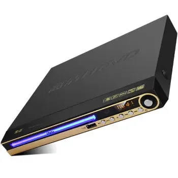 金正(nintaus) dvd影碟机 家用高清光盘dvd播放机evd放碟机带usb 黑