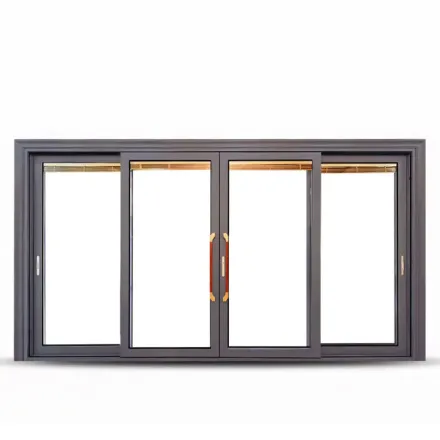 120铝合金推拉门隔音推拉阳台餐厅隔断门双层中空玻璃推拉门北京