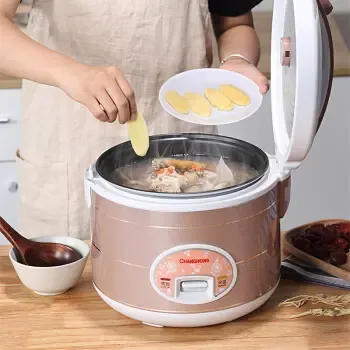 长虹(changhong) 电饭煲电饭锅小机械饭煲大带蒸笼 5l