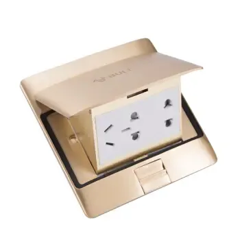 公牛(bull) 公牛七孔地插座(送底盒)全铜防水阻尼缓冲二孔 五孔地插