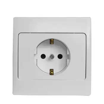罗格朗德式欧标16a插座86型欧盟德国德标墙壁电源插座面板