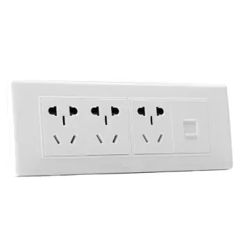 德力西118型开关插座十五孔电源插座电脑插座195尺寸