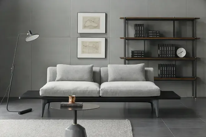 汉森家具储物布艺沙发三人位北欧现代简约客厅整装网红沙发ls168