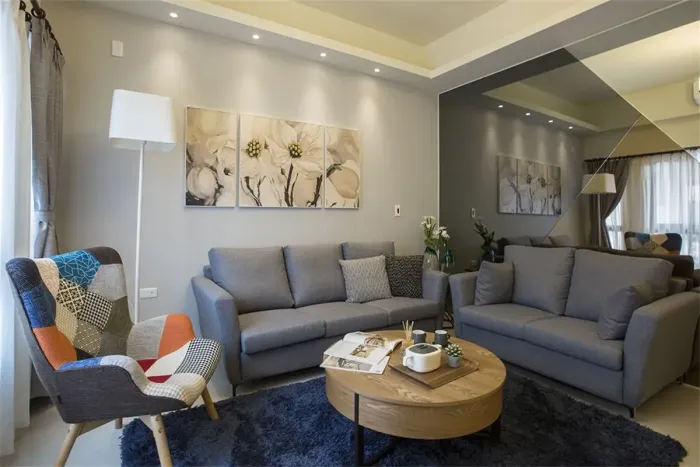 上海现代简约一居室装修样板间