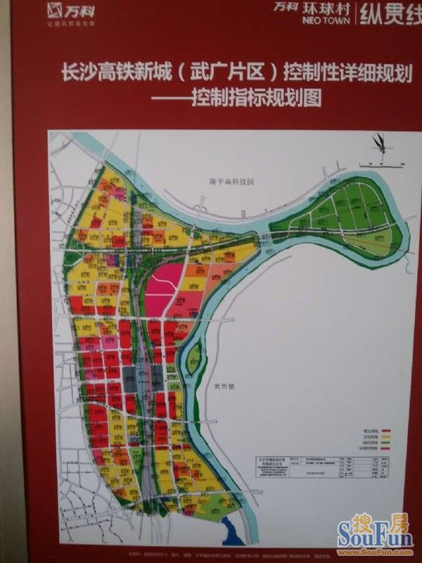长沙高铁新城(武广片区)控制性详细规划—万科环球村居中央
