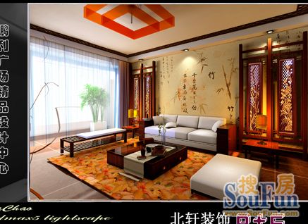 案例-中式古典-四居室