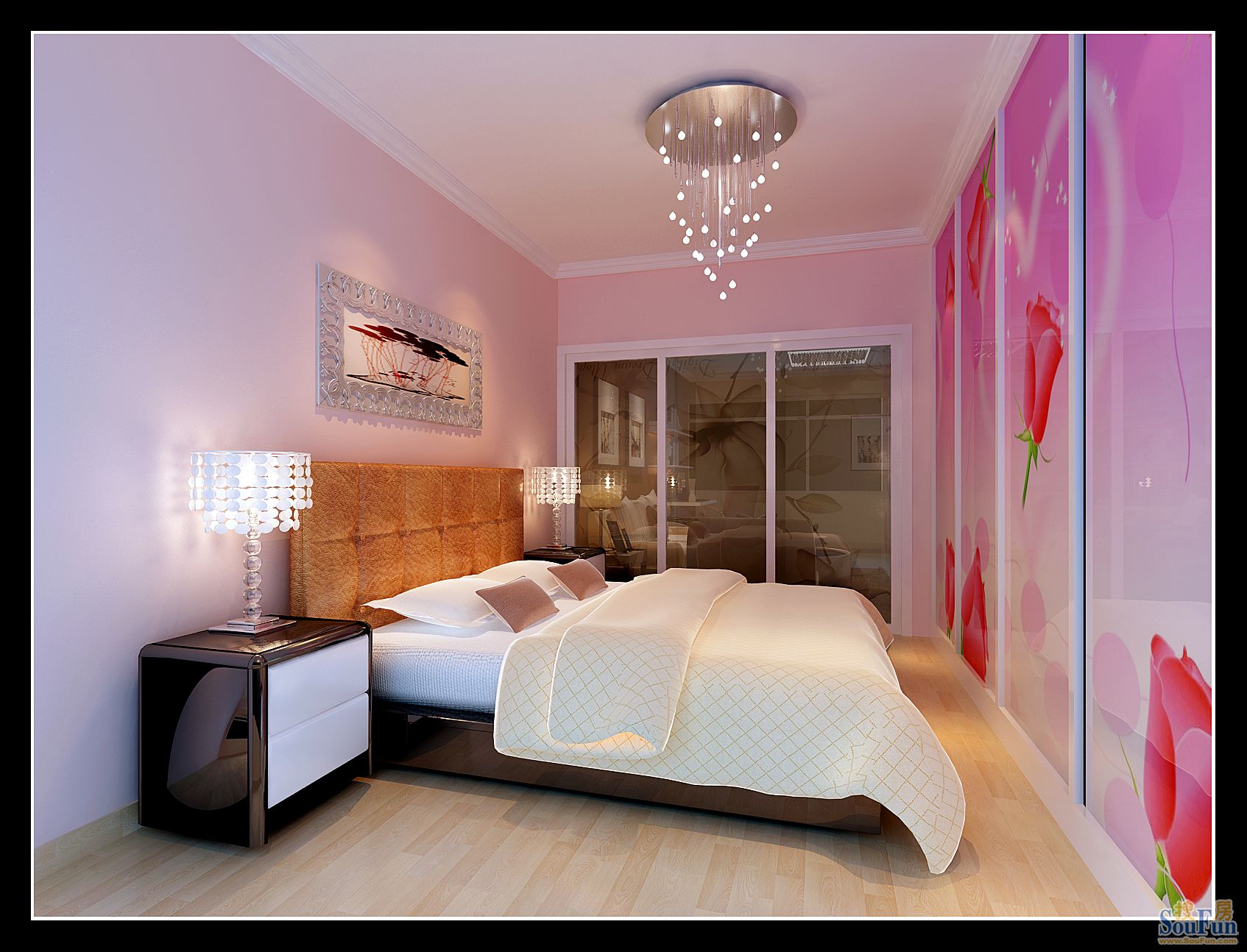金日紫都设计方案-现代简约-二居室