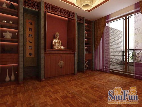 圣芳庭-中式古典-三居室