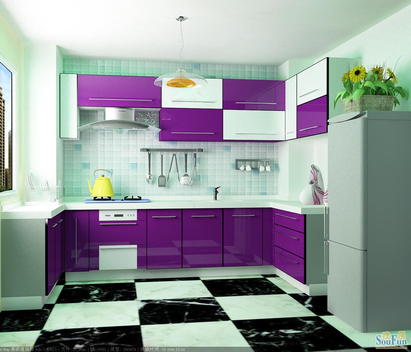 金日紫都-现代简约-二居室