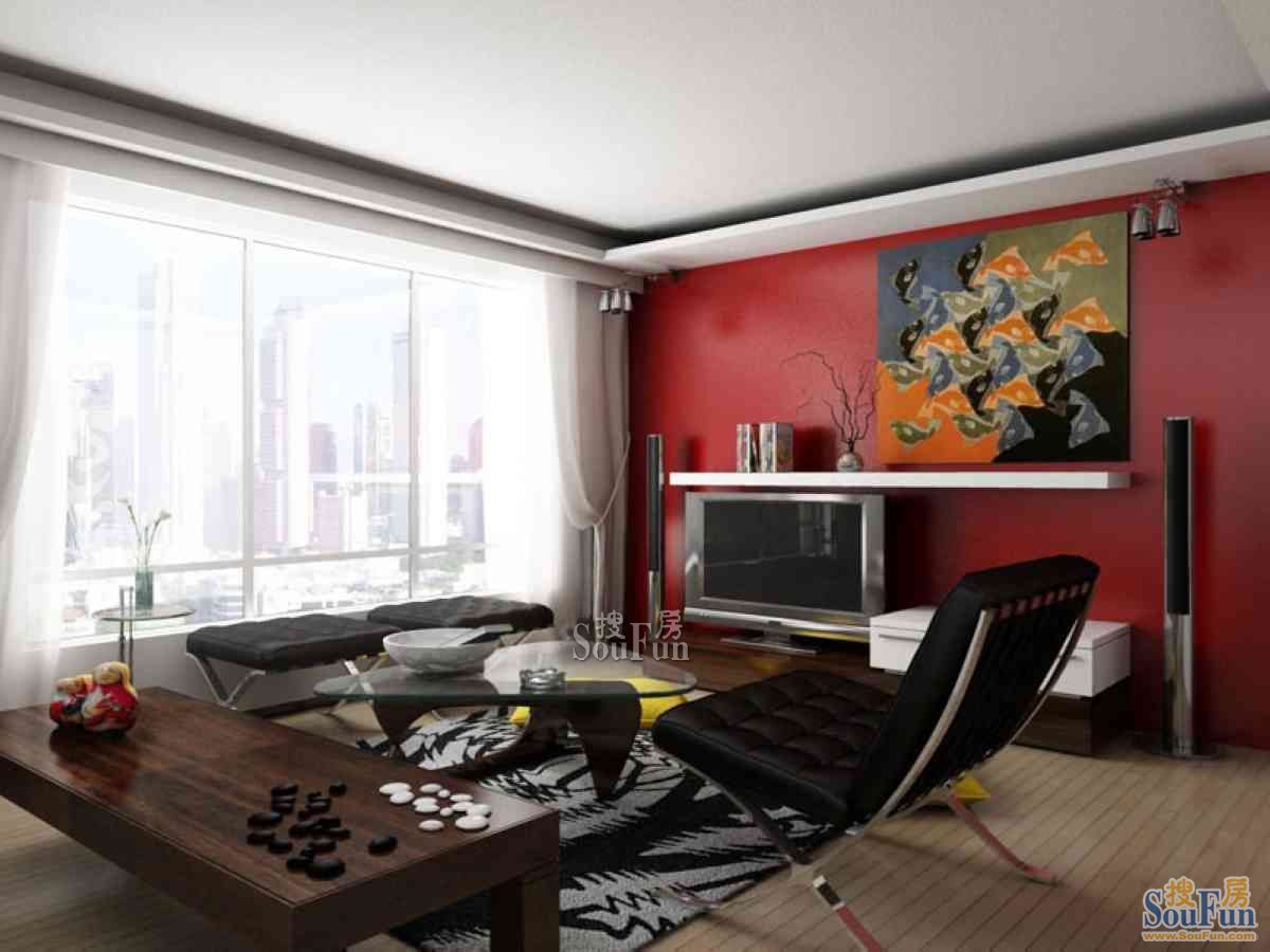 M5爱慕城·QQ公寓-混合型风格-一居室