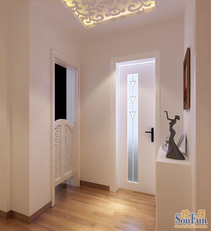 芳馨园120平米地中海风格;装修设计效果图-二居室
