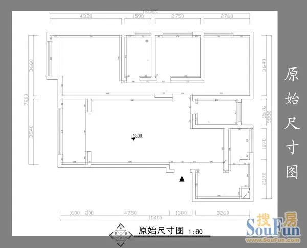 大观国际居住区-混合型风格-三居室