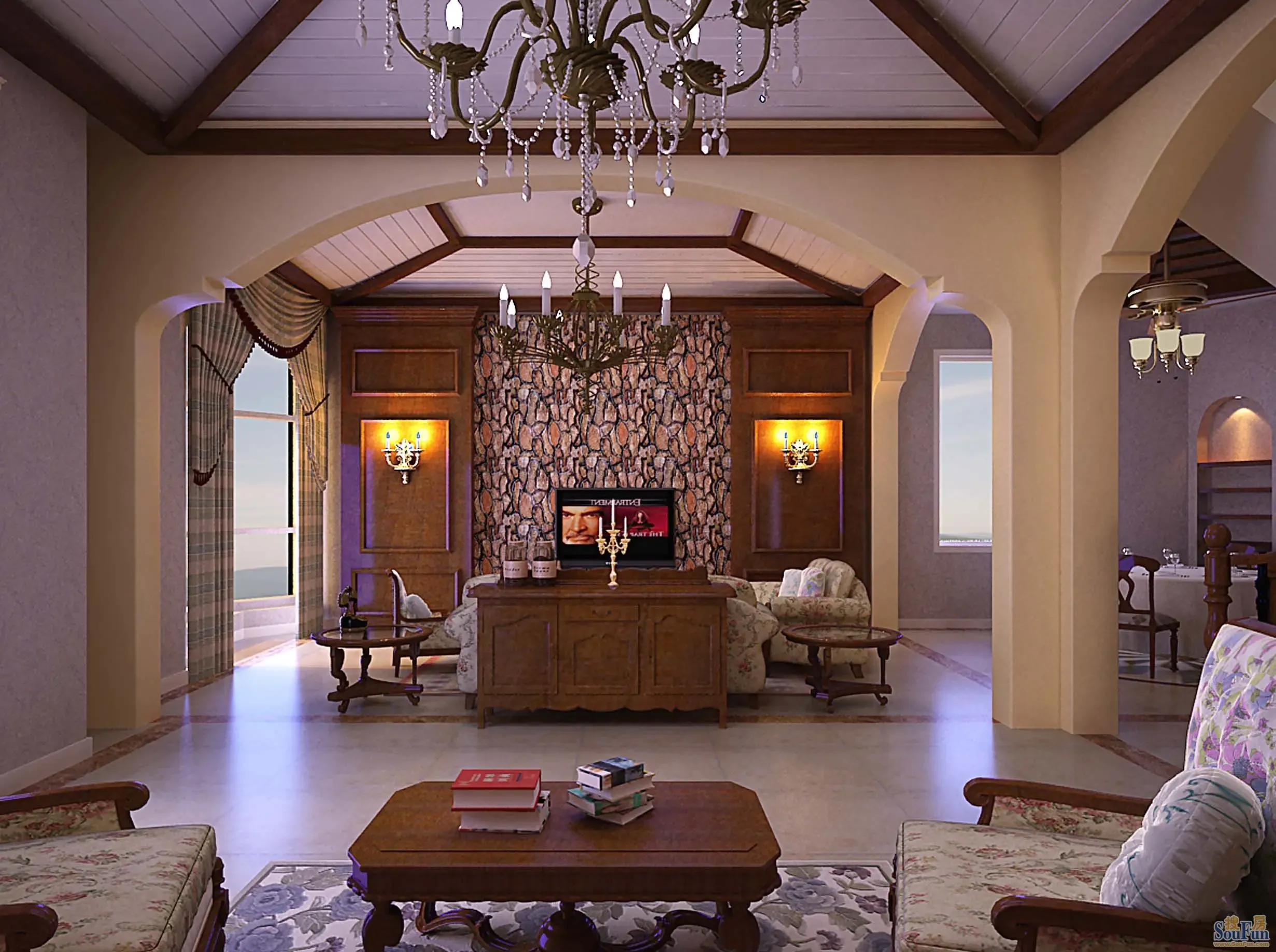 龙脉温泉花园欧美风情别墅