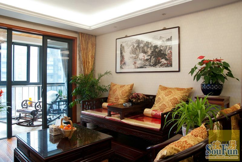 百年华府-中式古典-三居室
