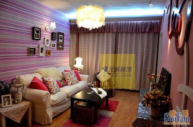 紫鑫苑-混合型风格-三居室