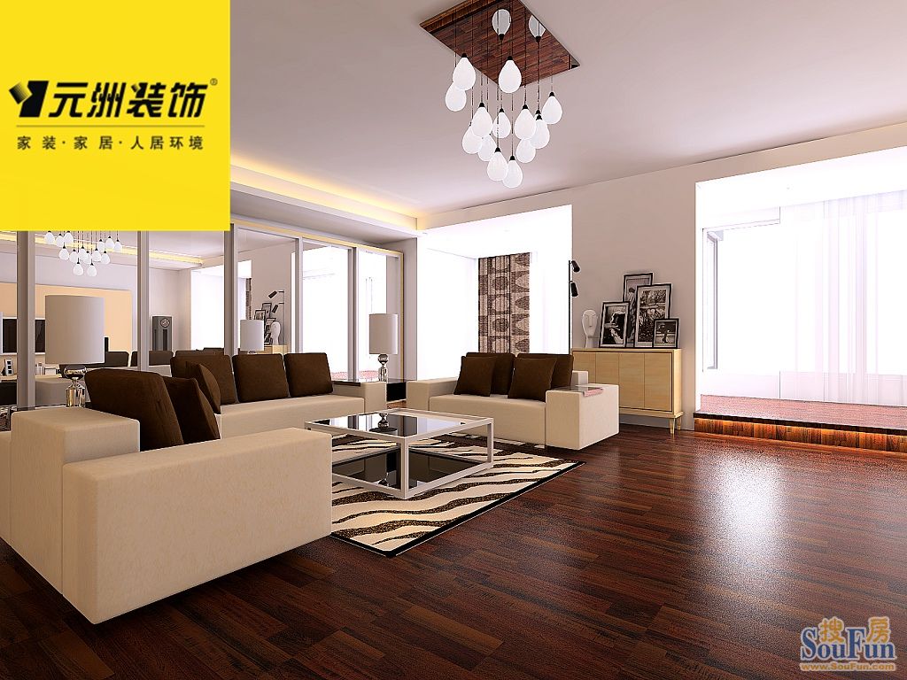 天泰馥香谷三室两厅三卫260平现代简约风格;装修设计案例-现代简约-三居室