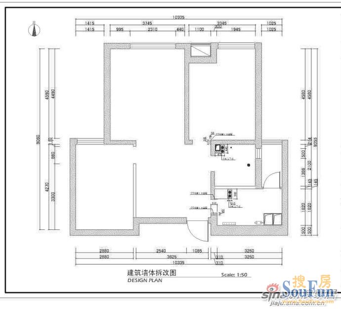 潮白河孔雀英国宫-现代简约-二居室