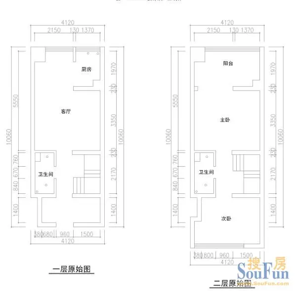 华林尚峰苑-混合型风格-二居室