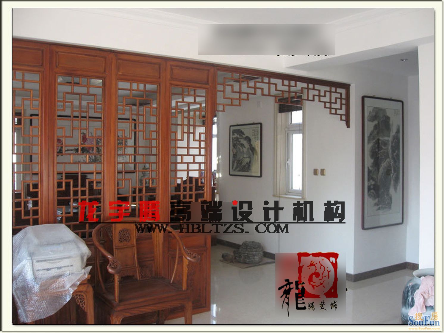 金碧园-中式古典-三居室