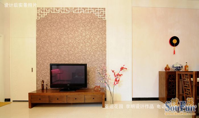 亚运花园2 北京电视台播出李明专辑作品-中式古典-二居室