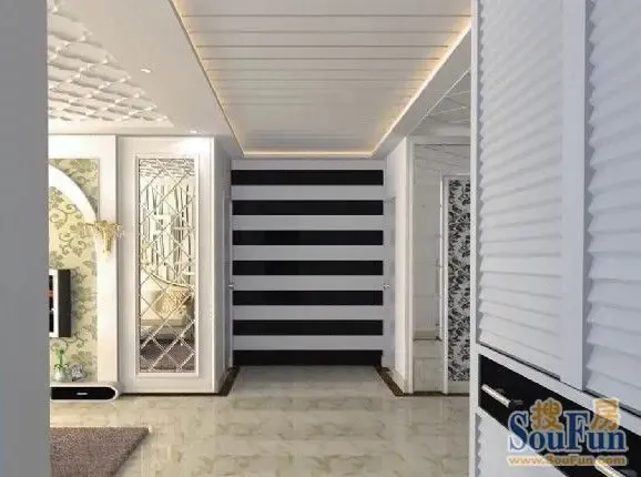 红磡花园现代简约三居室