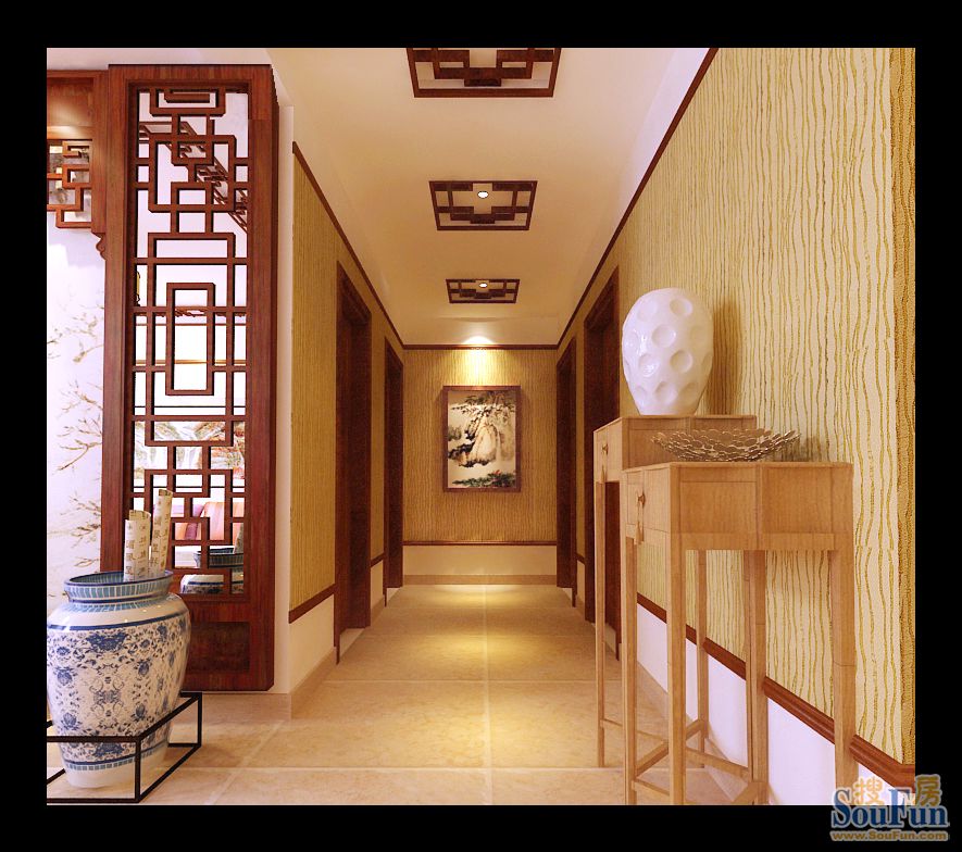 环岛豪庭-中式古典-三居室