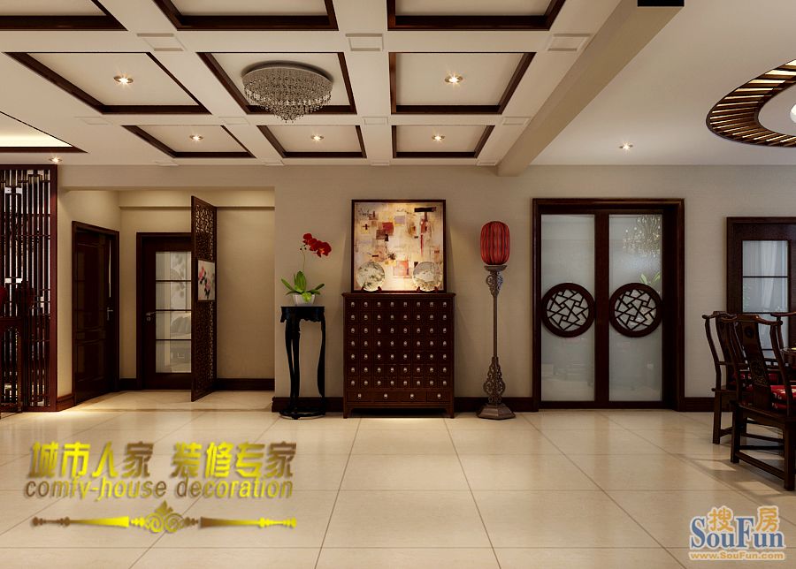 远见-中式古典-三居室