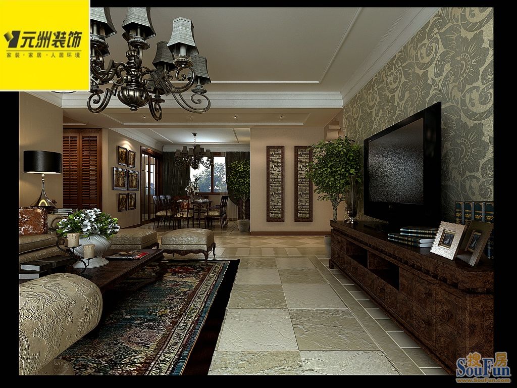 银海一号170平米三室两厅两卫现代简约风格;装修设计案例-现代简约-三居室