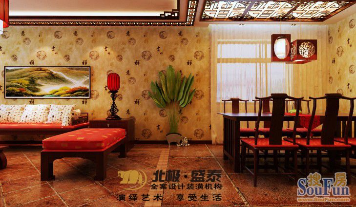 国粹-中式古典-三居室