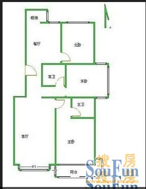 宣海家园-西式古典-二居室