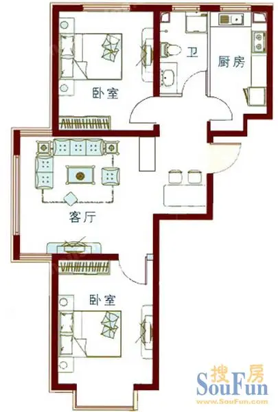 步阳江南甲第-其它-二居室