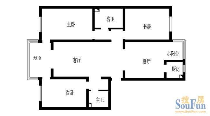 金华园-现代简约-三居室