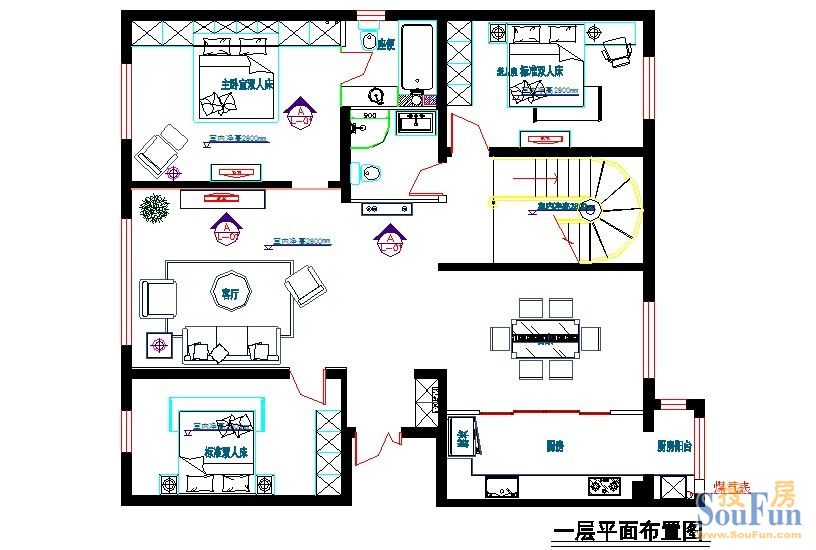 悦泽苑-混合型风格-别墅