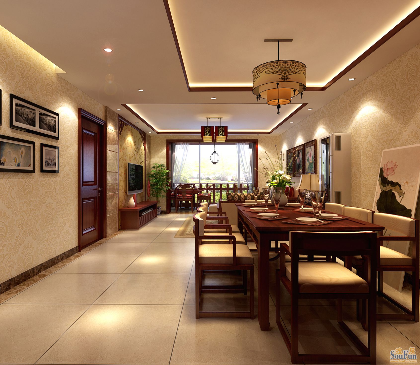 北京新天地-中式古典-五居室