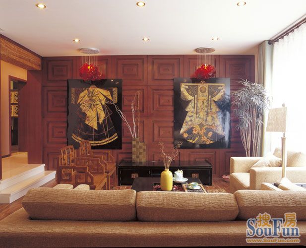 美林新东城-中式古典-三居室