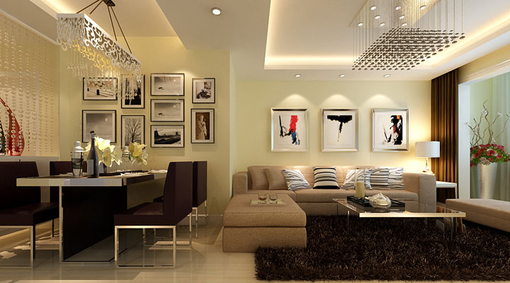 华泰国际商务公寓-现代简约-一居室