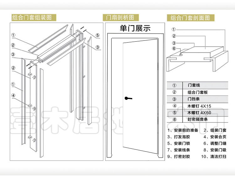 壹木居定制卫浴套装门/厨房玻璃门低价放送