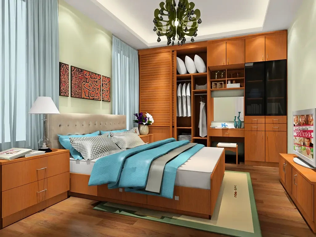 尚品宅配 整体卧室家具定制 13件套周迅代言 国标e1级环