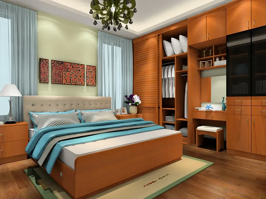 尚品宅配 整体卧室家具定制 13件套周迅代言 国标e1级环