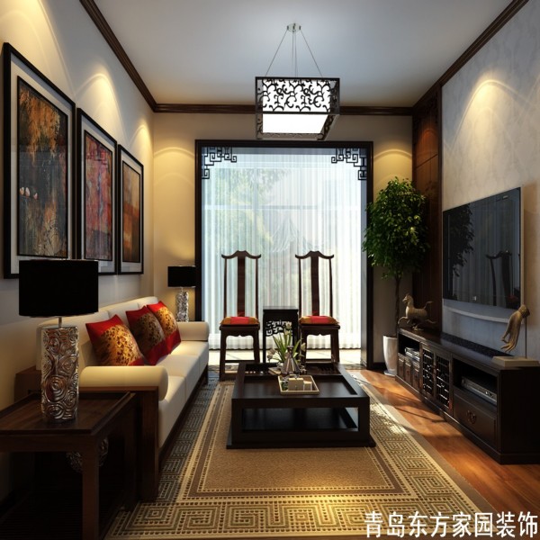 隆盛家园-中式古典-一居室