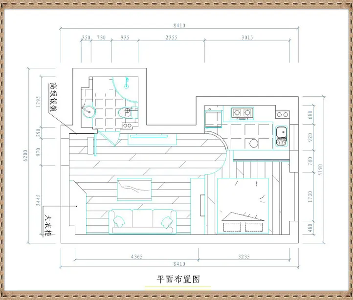 丽湾国际Ⅲ期·长岛壹号-现代简约-一居室