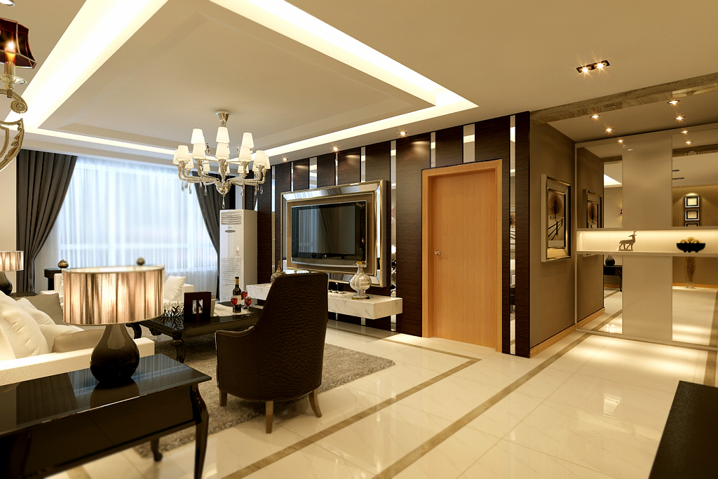 中海国际社区-混合型风格-三居室
