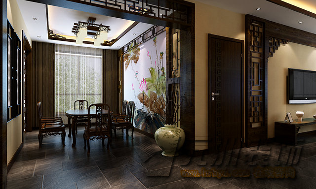 观江国际-中式古典-三居室