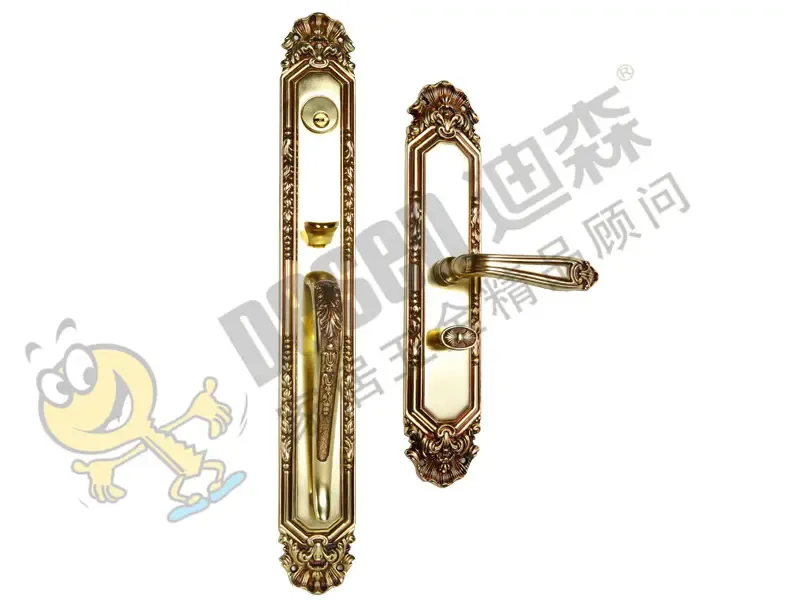 迪森纯铜锁具锁芯 家用室内门锁 机械锁 拓美纯铜系列 标准门