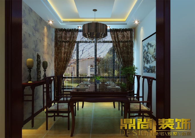 豪门府邸-中式古典-五居室
