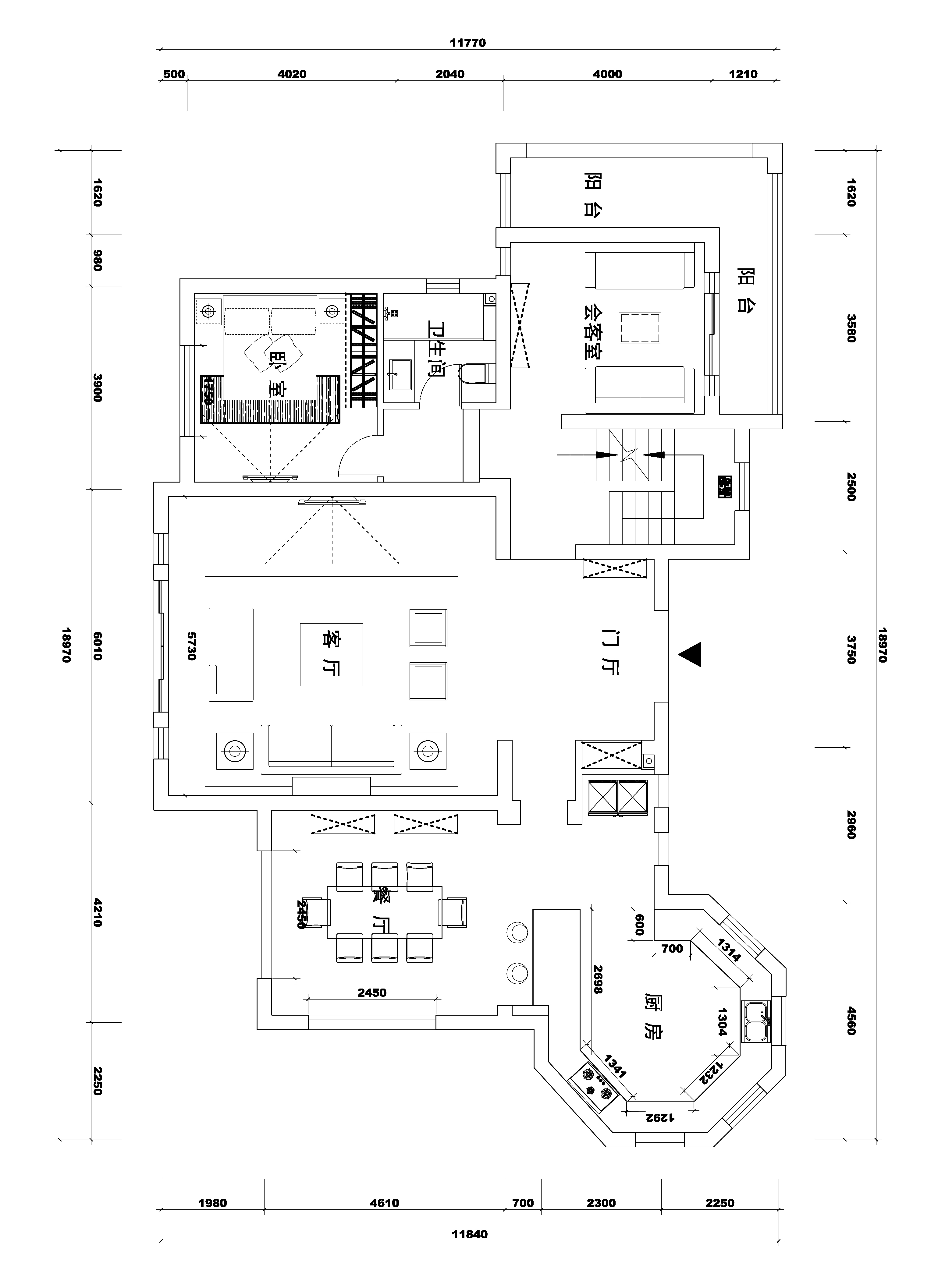 马家堡198号院-西式古典-五居室