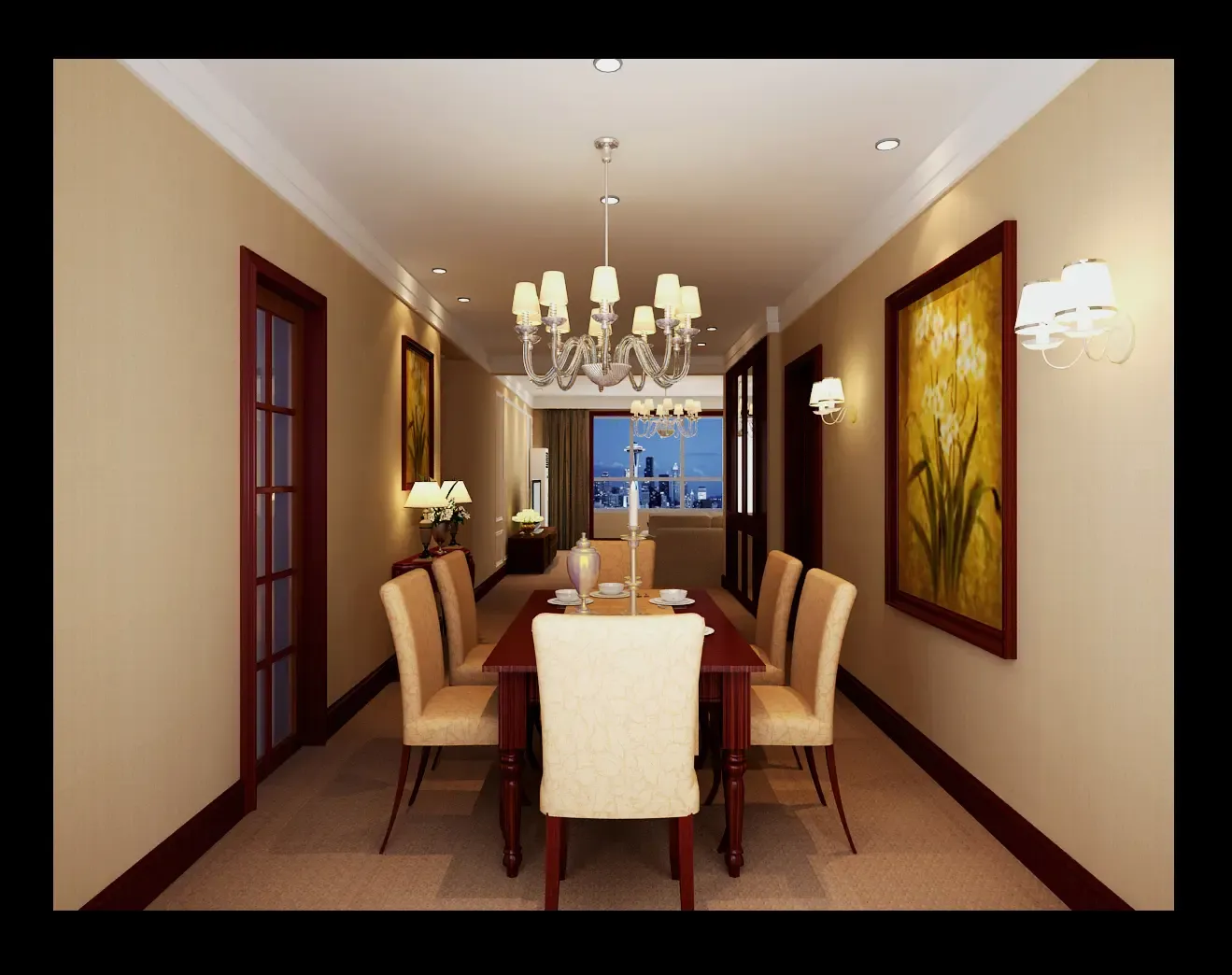 奥林佳苑-现代简约-三居室