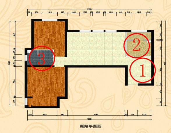 建邦华庭-中式古典-二居室