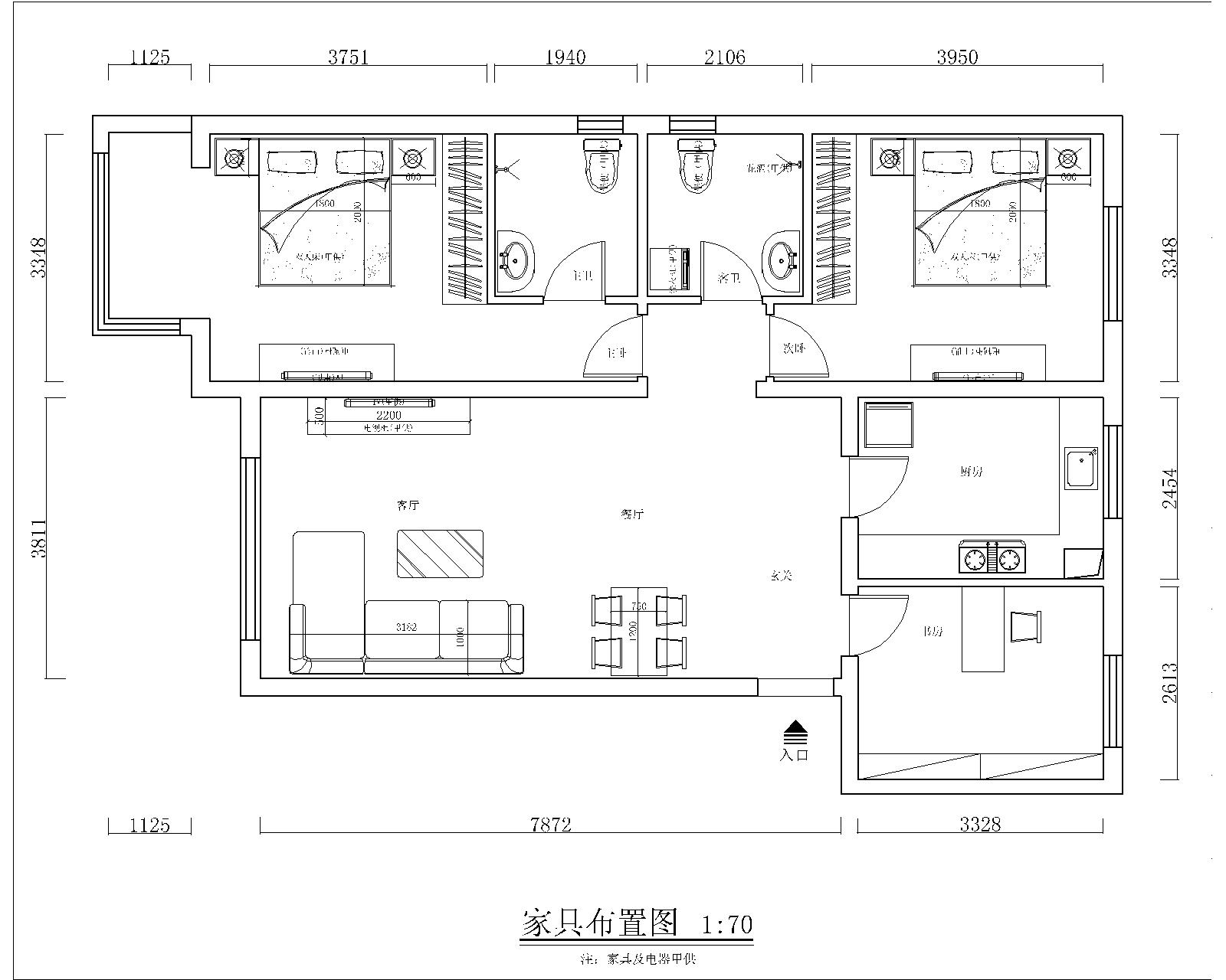 中国铁建·梧桐苑-现代简约-三居室